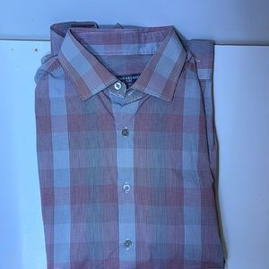 Van Heusen flex plaid dress shirt